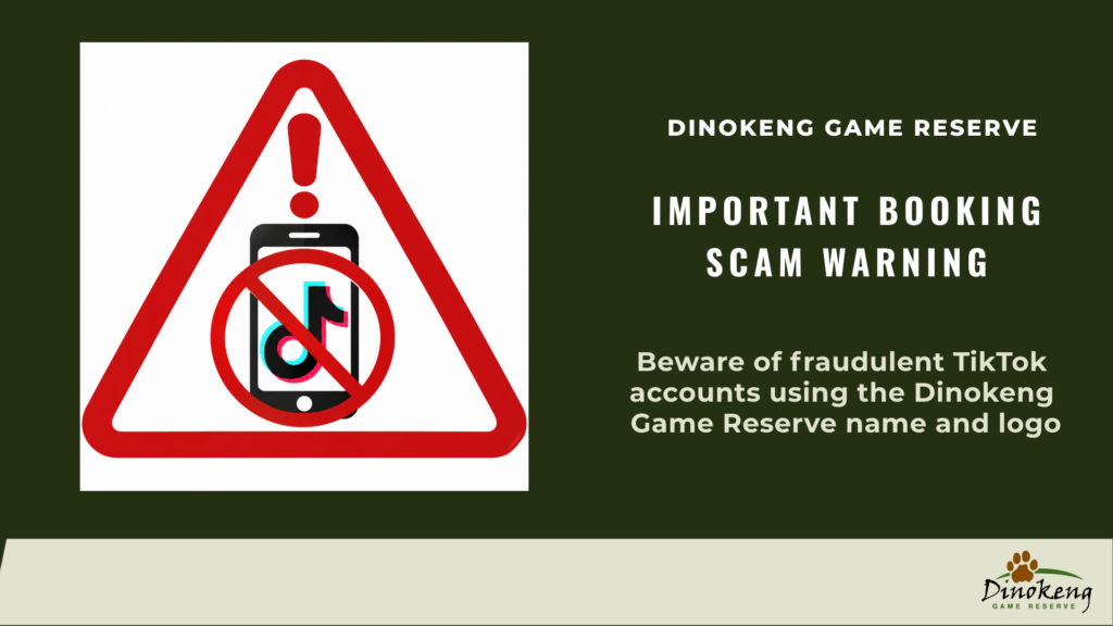 Warning from Dinokeng Game Reserve